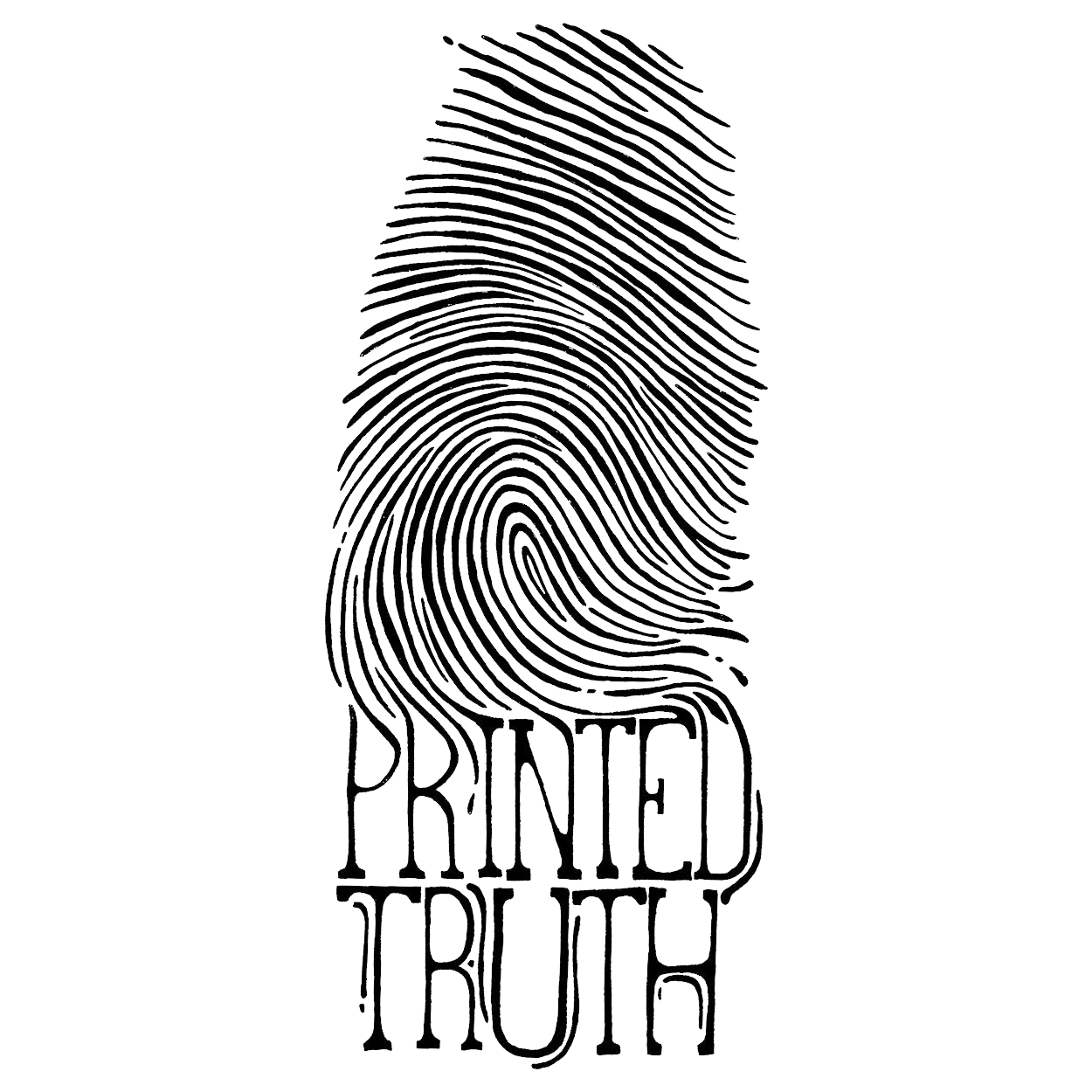 Printed Truth fingerprint logo